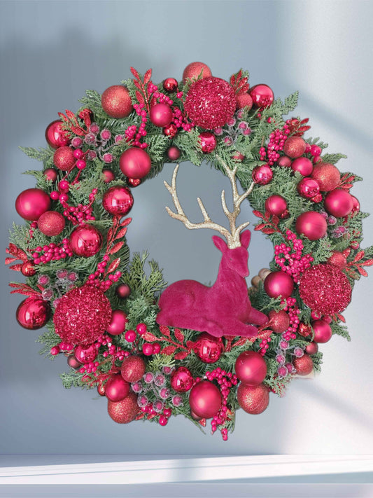 Christmas Wreath decoration in red