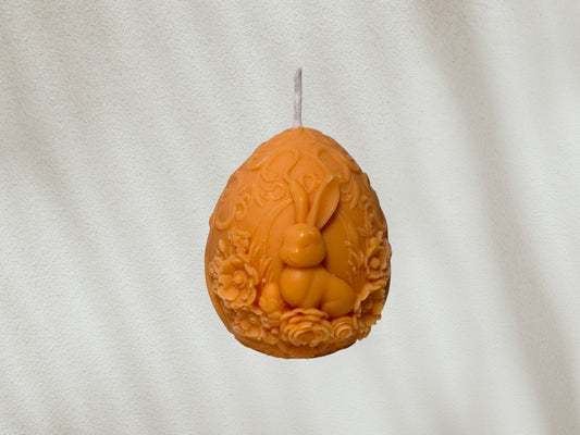 3d Bunny Easter Egg Candle